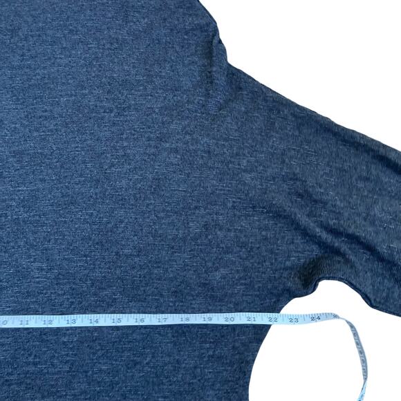 Free People We The Free Sz S Charcoal Skyline Thermal Top Sweater Off-shoulder - Picture 12 of 16